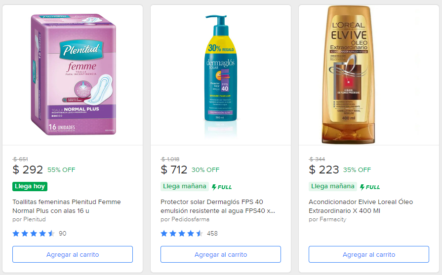 Los productos de higiene y cuidado personal, entre los más buscados.