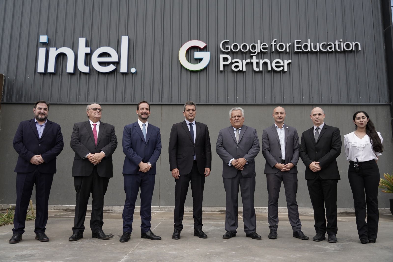 El ministro Sergio Massa en la inauguración de la moderna fábrica