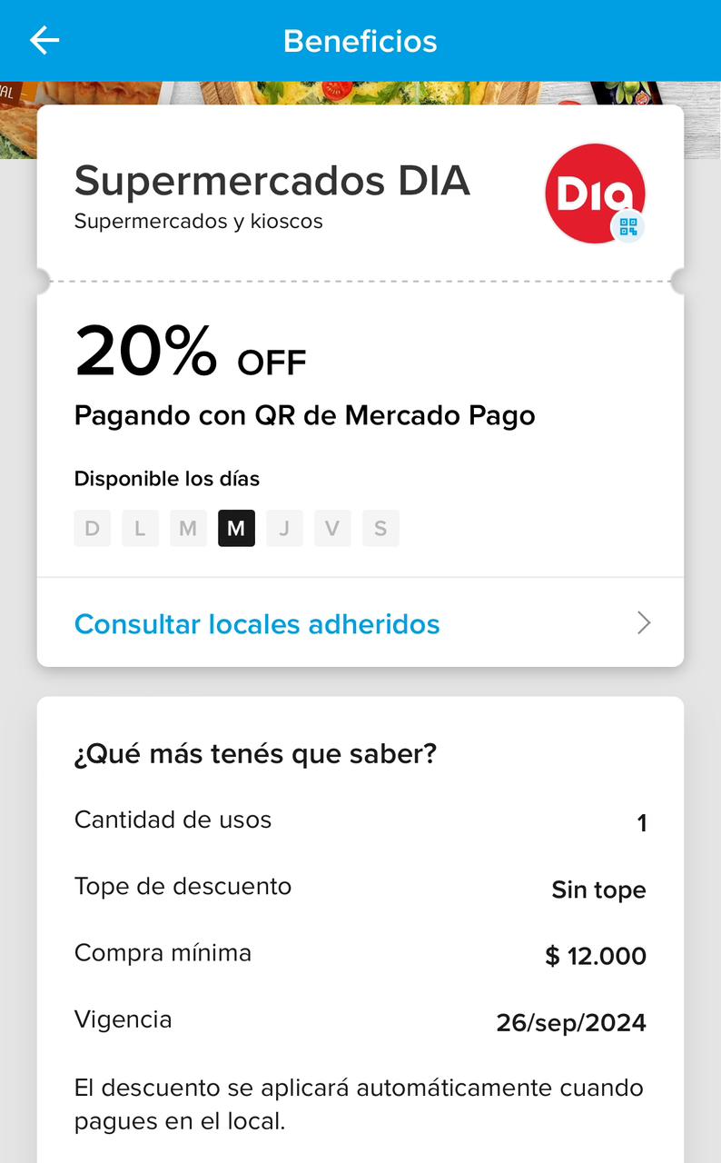 La promoción de Mercado Pago y Día