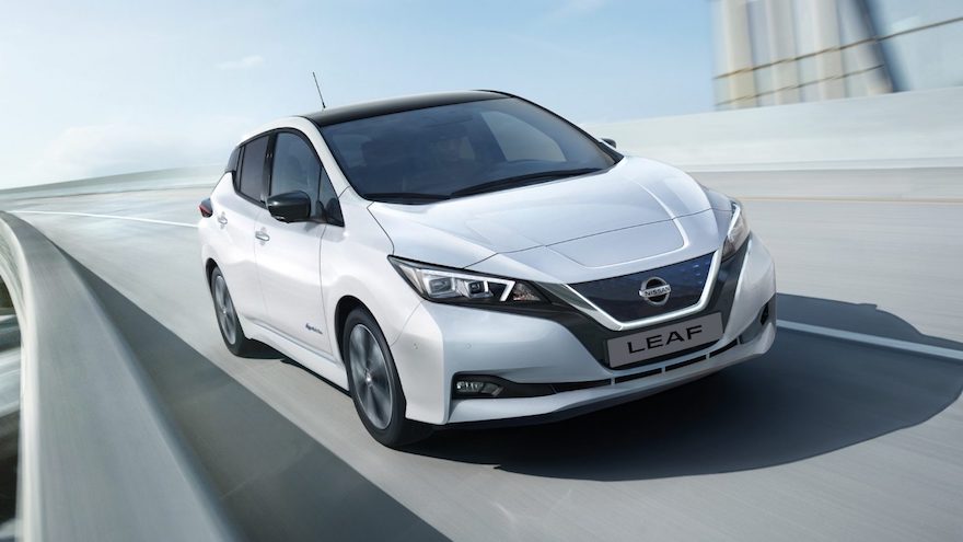 Nissan Leaf, el primer eléctrico que llegó al país para pasajeros.