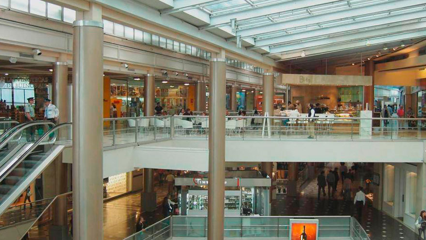 Uno de los shoppings propiedad de IRSA, una de las principales desarrolladoras inmobiliarias de la Argentina