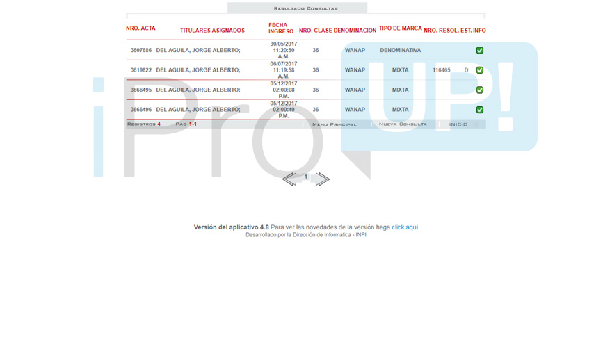 Registro de marca Wanap
