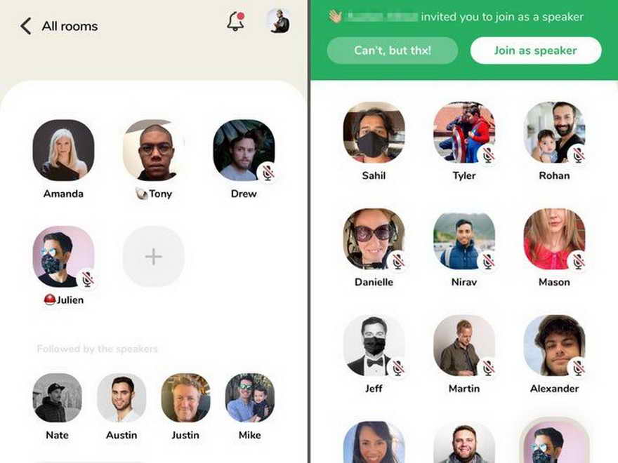 Clubhouse es una aplicación de encuentros y fiestas virtuales