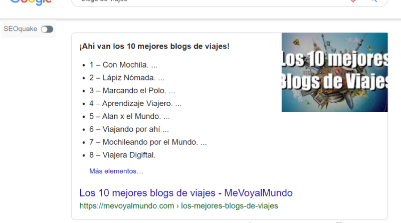 Snippets en Google