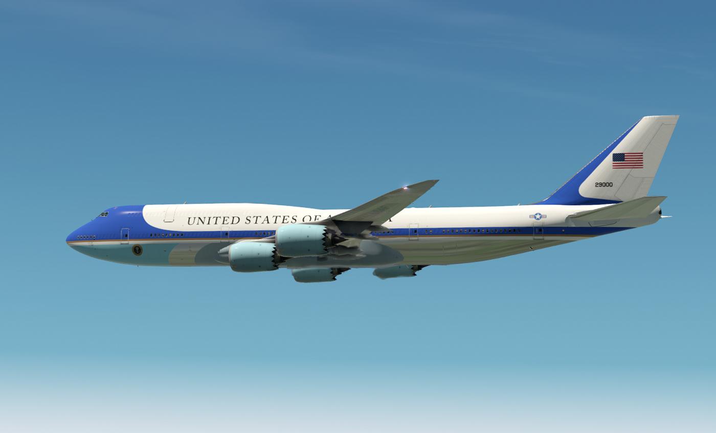 El gobierno de Estados Unidos también solicitó 747 para su flota de Air Force One
