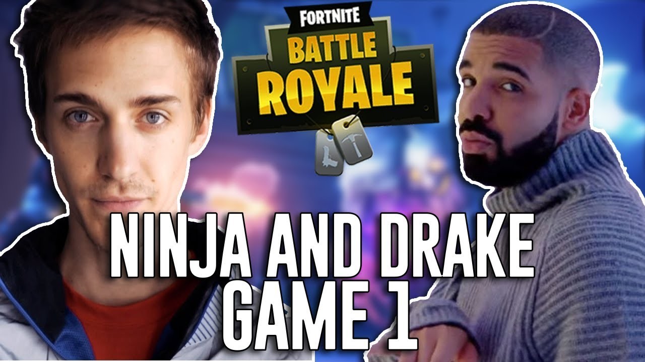 Ninja jugó al Fornite con el rapero Drake