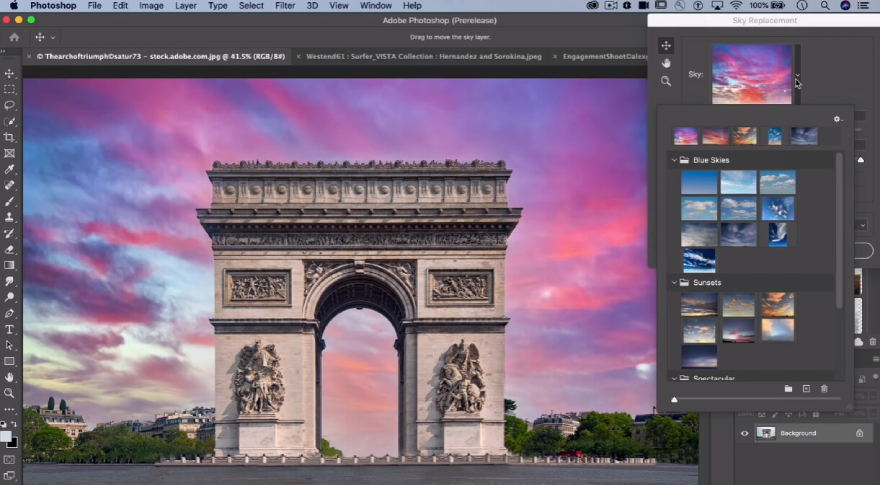 Los resultados del cambio de cielo en las fotos asombran