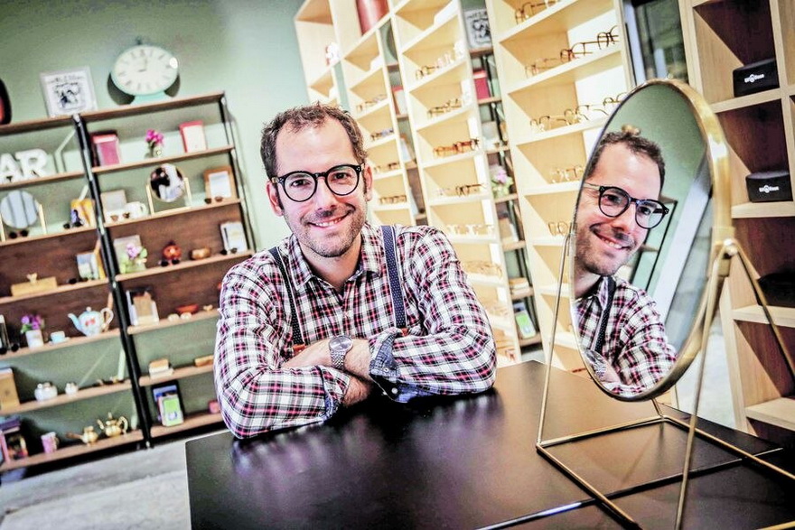 Pelayo Correa, creador de la startup, en uno de sus locales