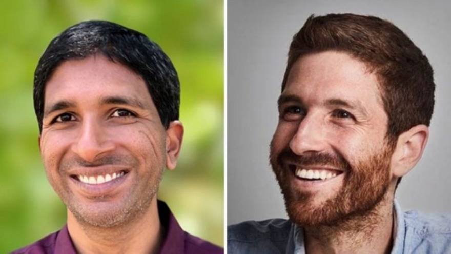 Randy fernando (izda) fundó junto a Tristan Harris (dcha) el centro para la tecnología humana