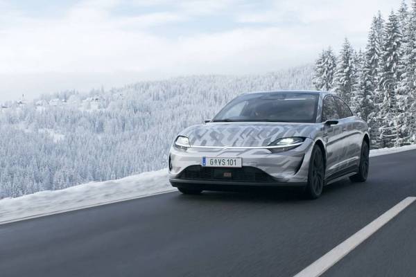 El flamante auto eléctrico presentado por Sony, Vision-S