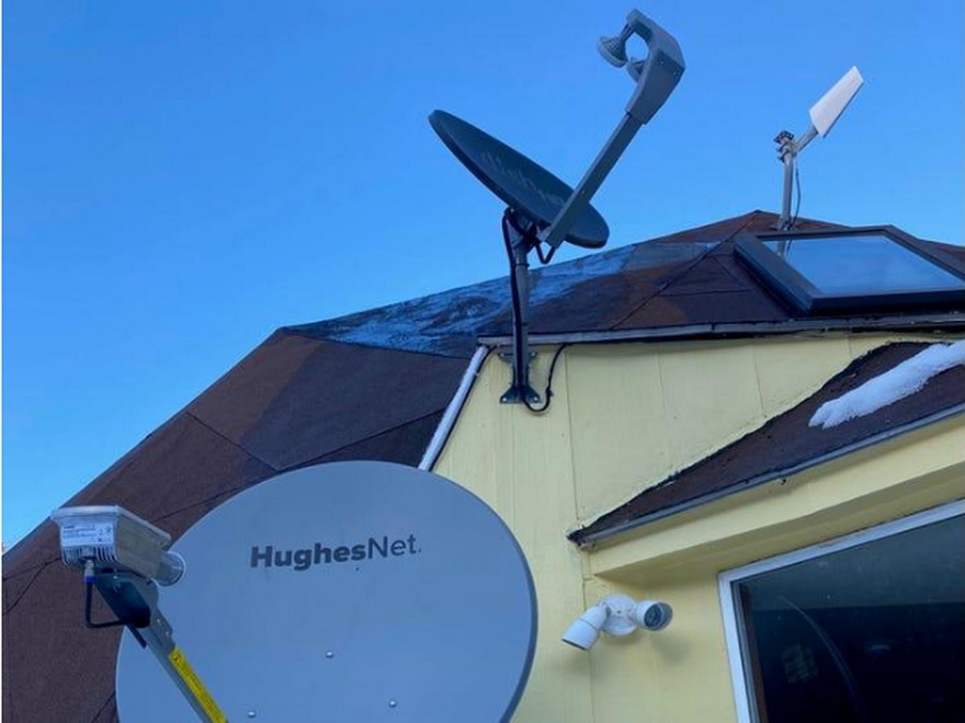 Antenas internet satelital