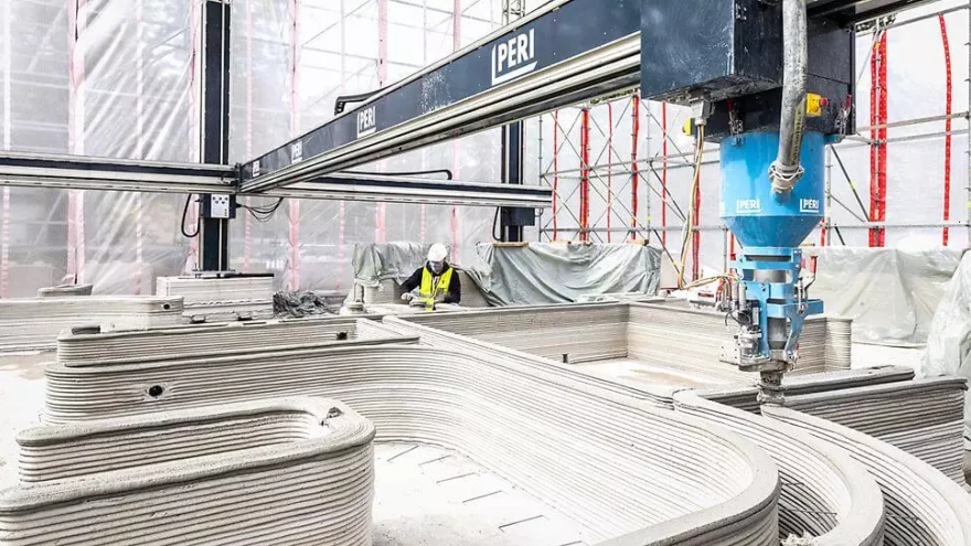 Después de diez meses y más de 100 horas de impresión en 3D, la construcción está a punto de finalizar
