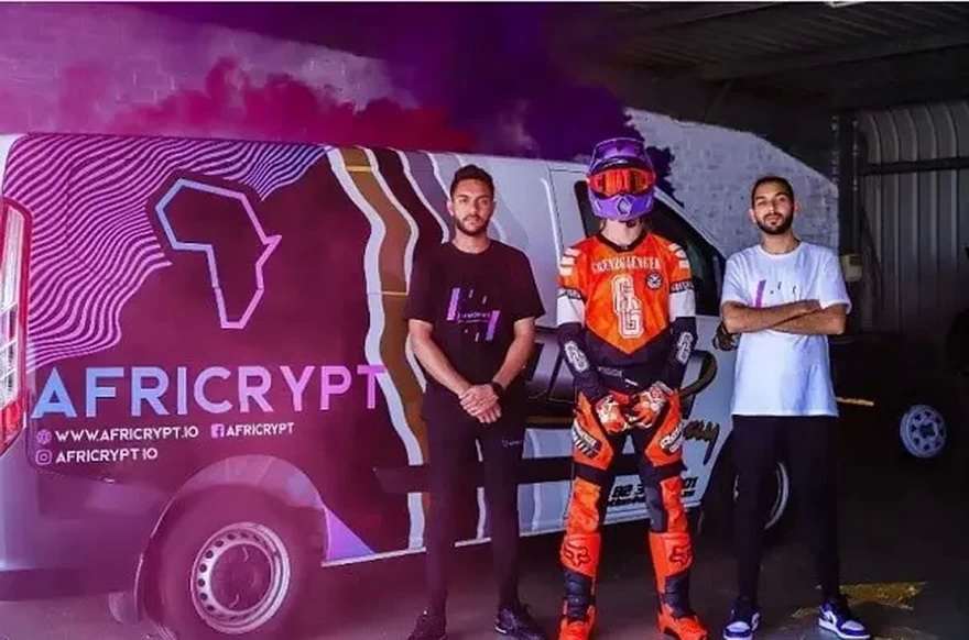 Ameer y Raees Cajee, cofundadores de Africrypt. Fuente: The South African.