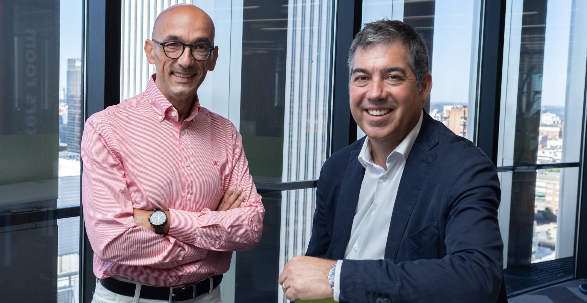 Antonio Fernández, CEO de Walmeric, y Martín Umaran, cofundador de Globant