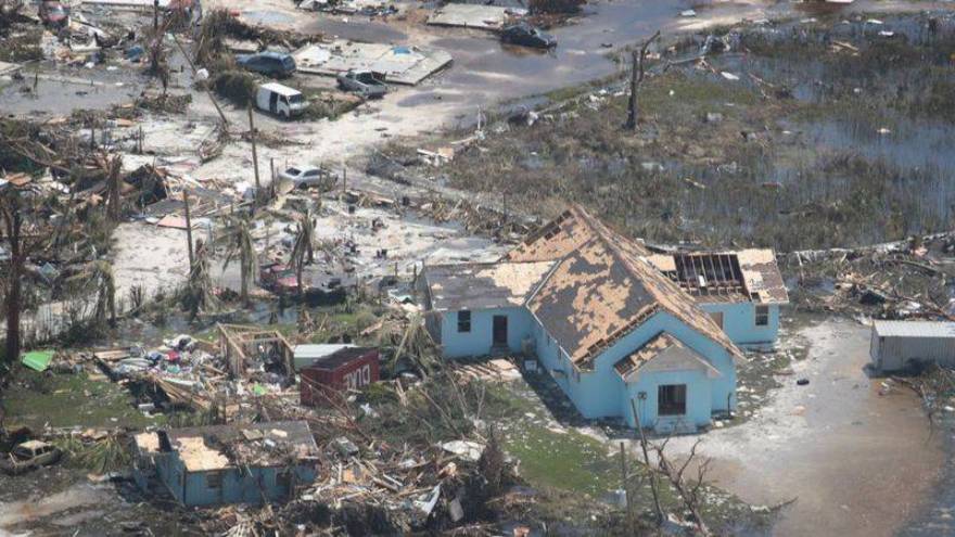 El huracán Dorian provocó una devastación en Bahamas en 2019