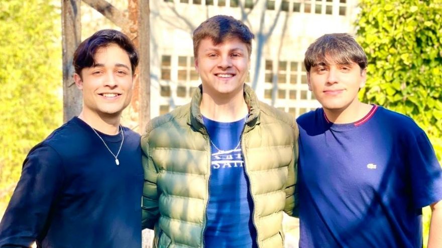 Bruno Passarelli, Alan Pezo, y Leandro Tateossian, cofundadores de Applier