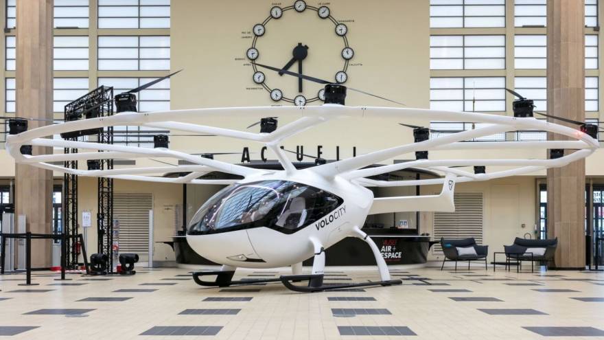 El Volocopter está diseñado para el transporte en núcleos urbanos