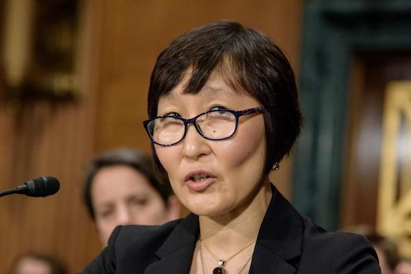 Saule Omarova, candidata a ocupar el cargo de directora de