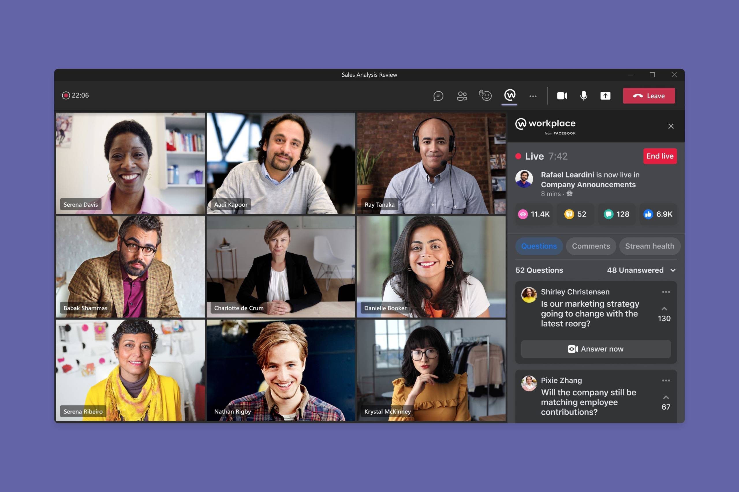 Workplace, la plataforma de Meta Inc, se une a Microsoft Teams para mejorar la comunicación laboral