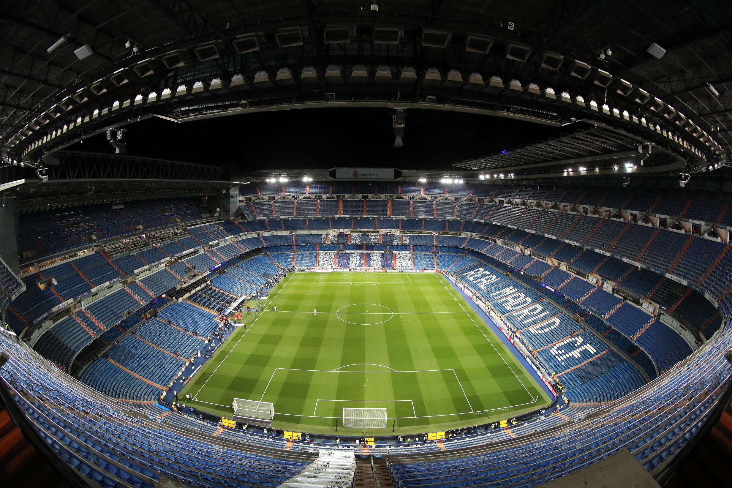 El Santiago Bernabéu, estadio del Real Madrid C.F.