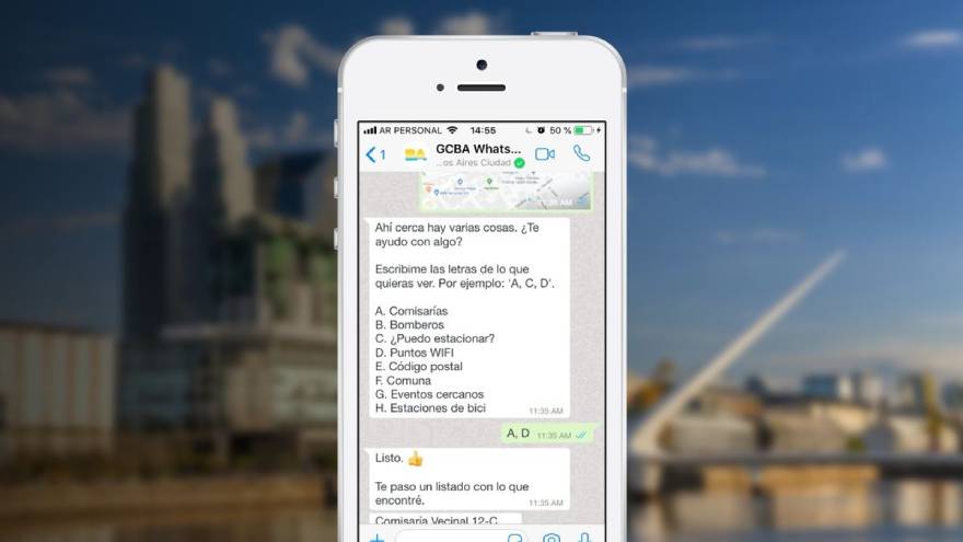 Boti, el WhatsApp de la Ciudad, podemos consultar en dónde está permitido estacionar el auto