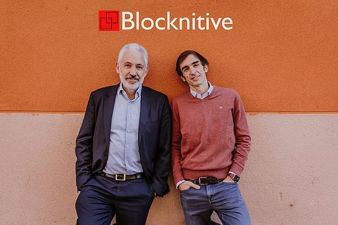 Miguel Peco, director de desarrollo de negocios, y Miguel Ángel García Gil, socio y CEO de Blocknitive.