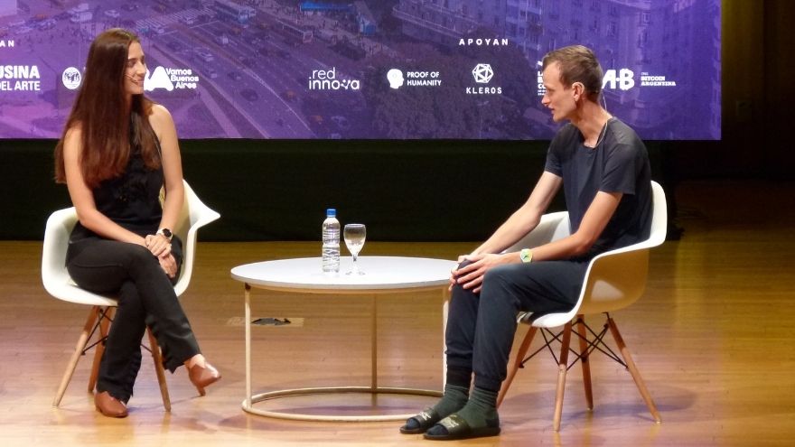 Vitalik, optimista con la comunidad cripto argentina