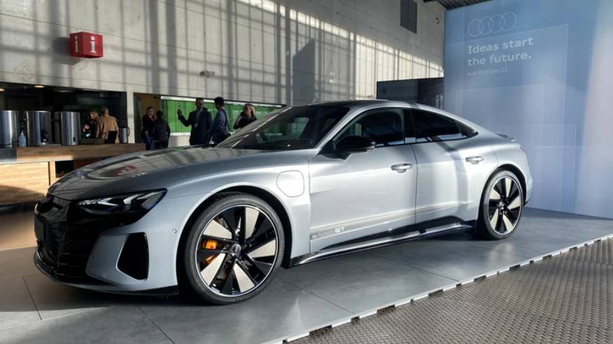 Audi RS e-tron GT, uno de los modelos que llegará a la Argentina