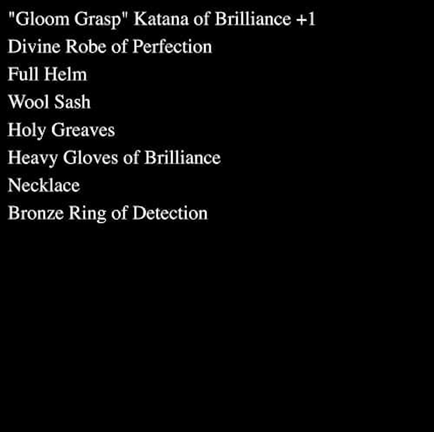 Los NFT de Loot son solo texto, nada más