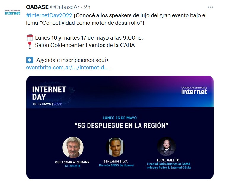 Los speakers del esperado evento