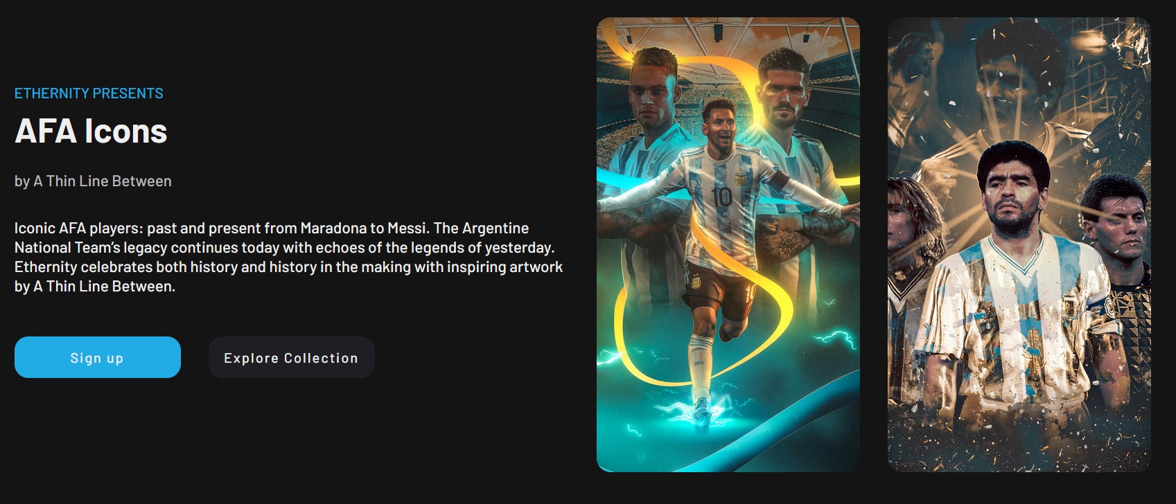 La colección de NFT de la Selección tendrá 18 piezas en esta primera etapa