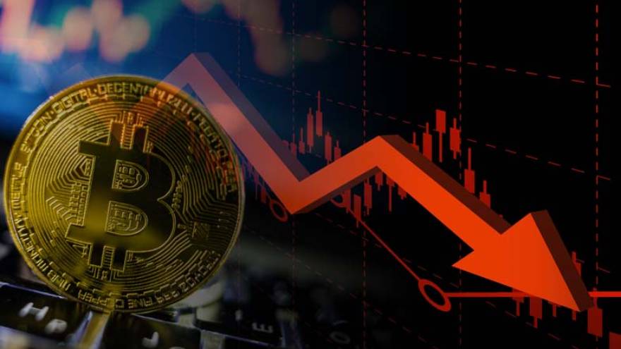 Bitcoin sufrió una fuerte caída