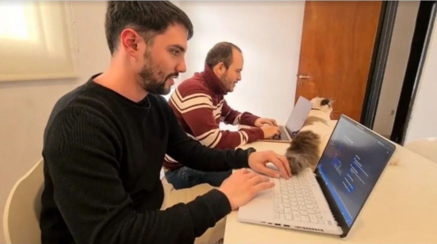 Ramiro Guzmán y Agustín Bruno, creadores de la app