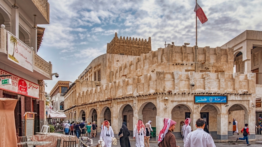 mercado abierto Souq Waqif