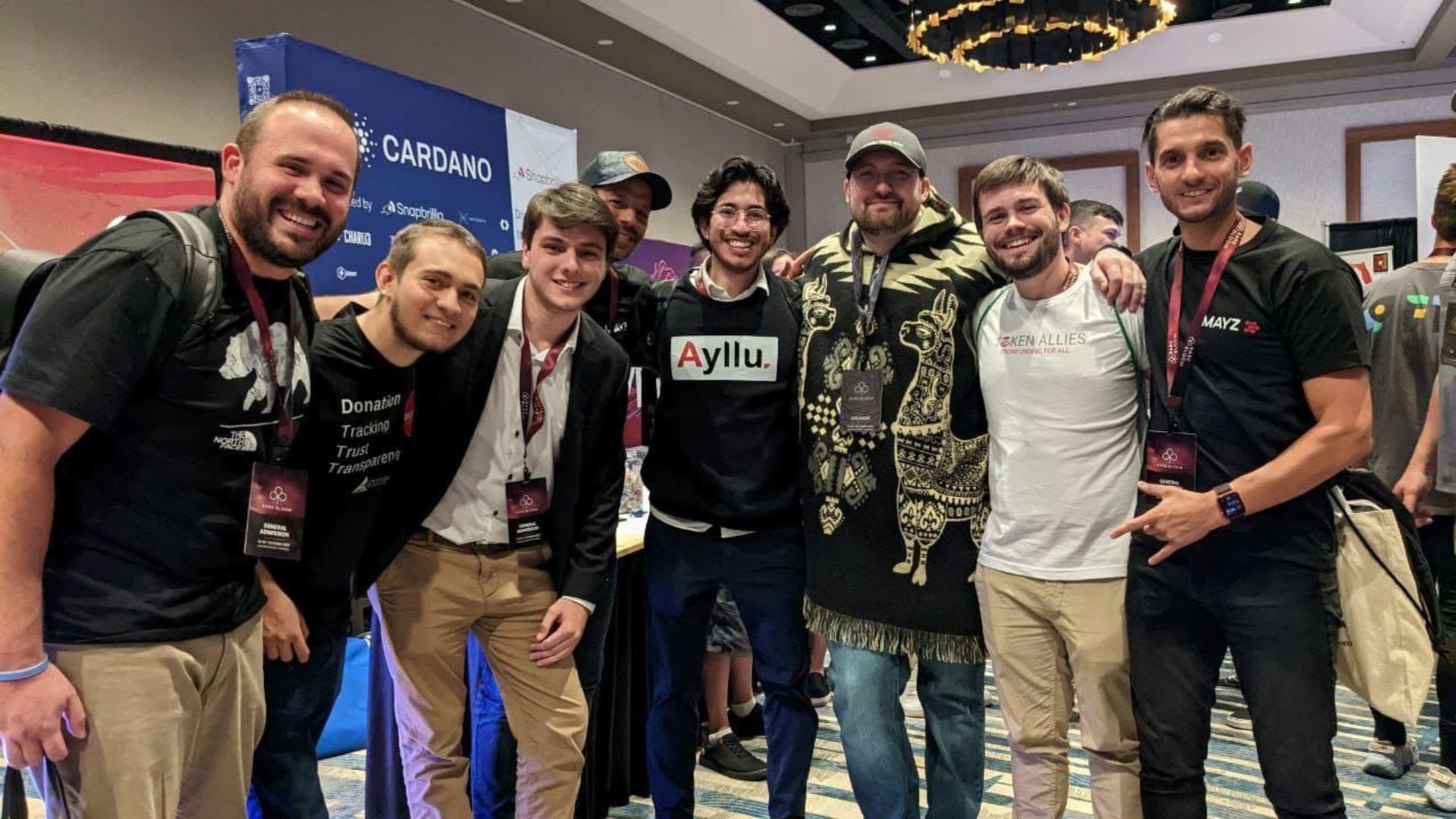 Charles Hoskinson y el equipo de argentina