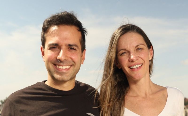 Lucas Funes y Cecilia Flores, fundadores de Webee
