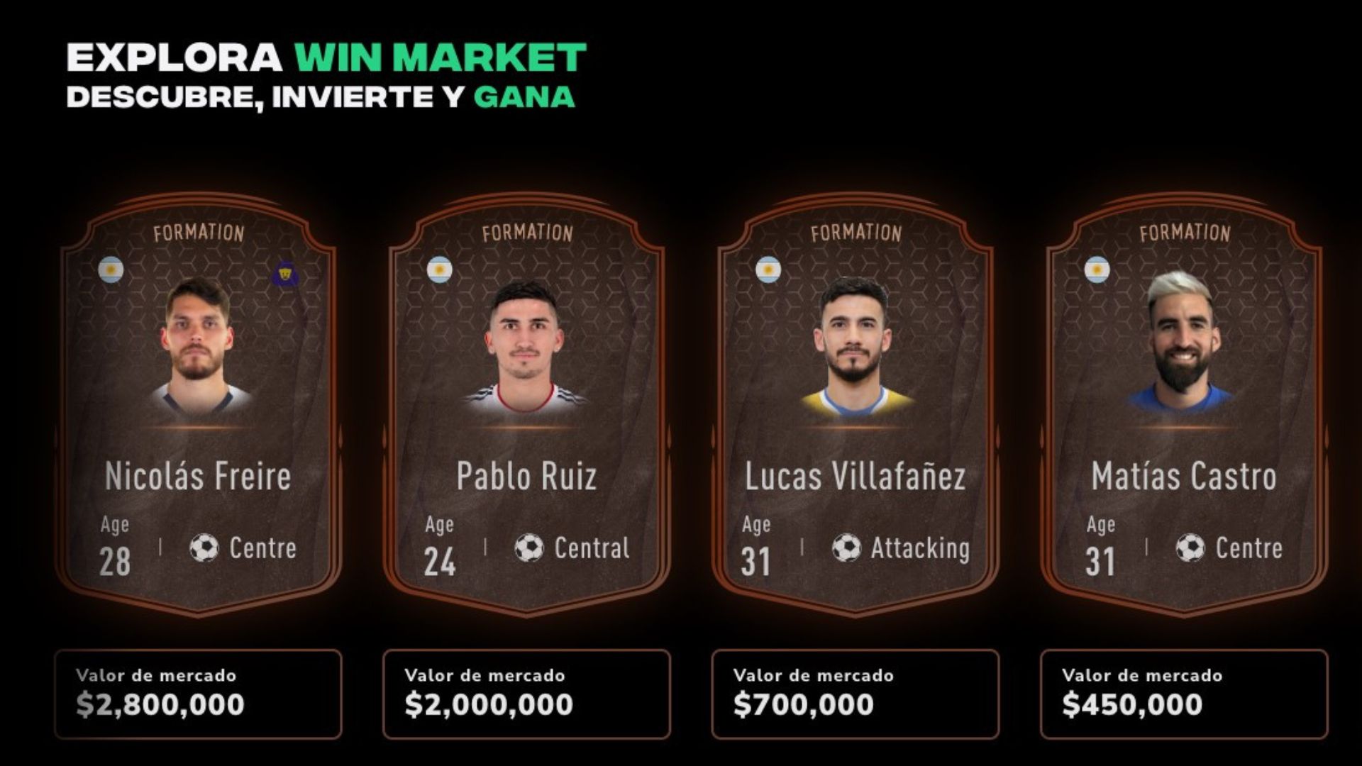 Una plataforma para ser parte del negocio del fútbol