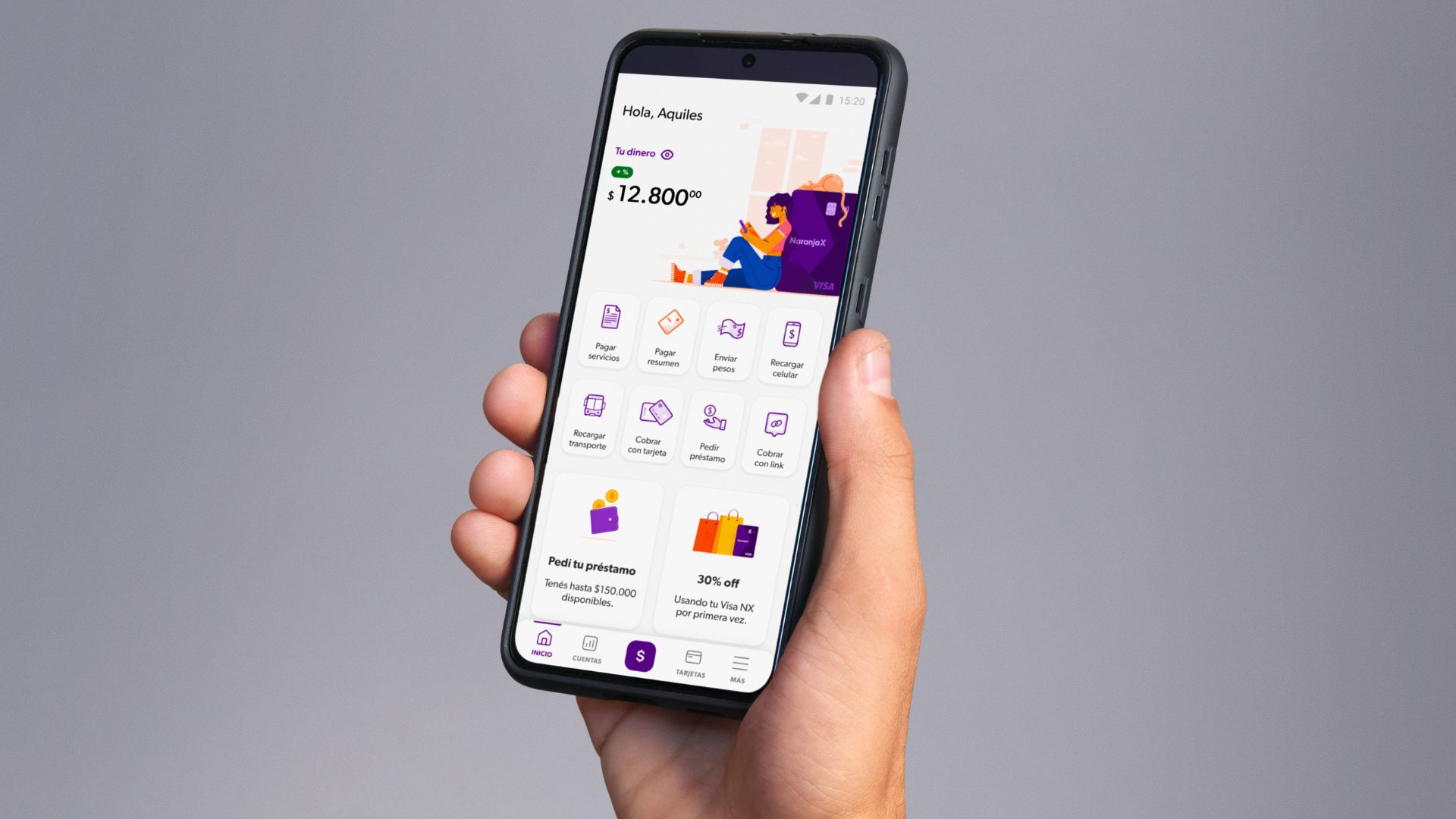 Naranja X busca disminuir el stress con sus productos