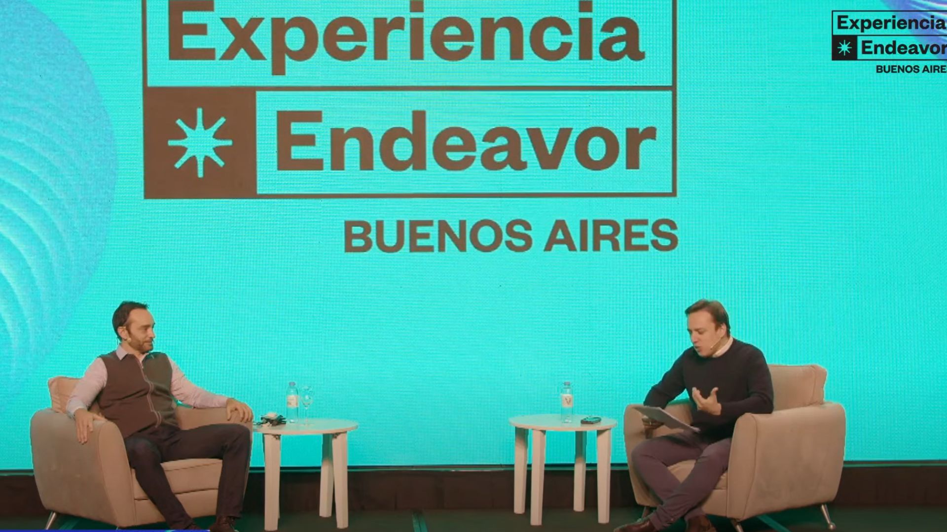 Hernán Kaszek durante la entrevista en Experiencia Endeavor.