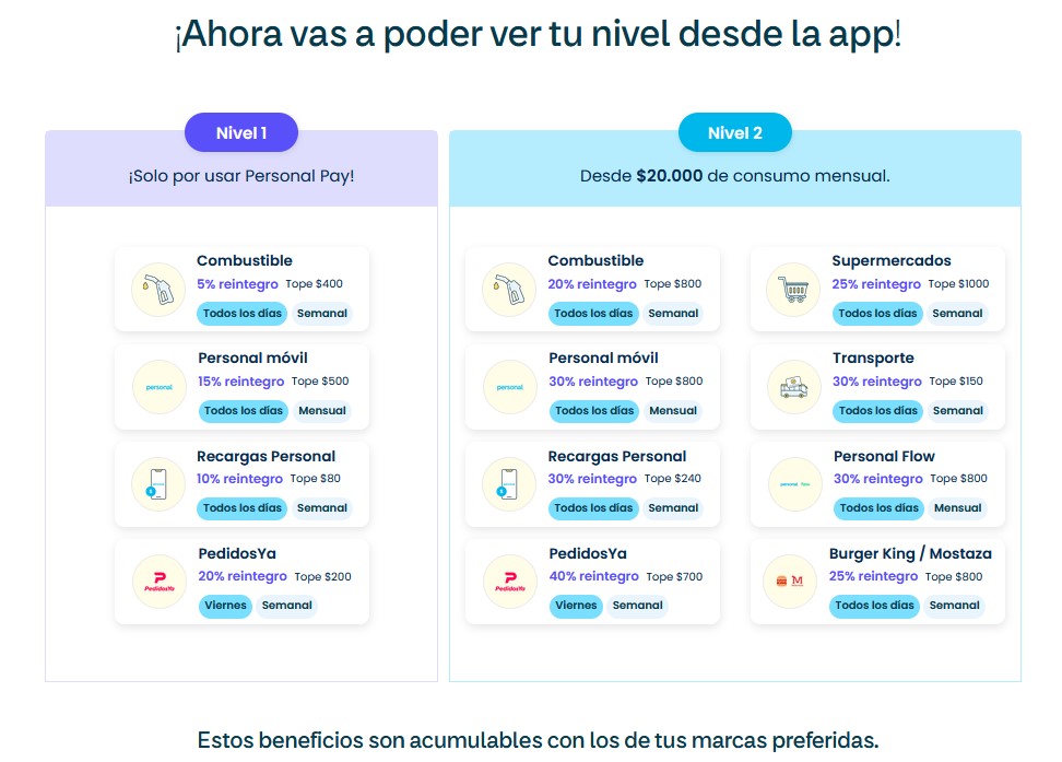 Descuentos de Personal Pay