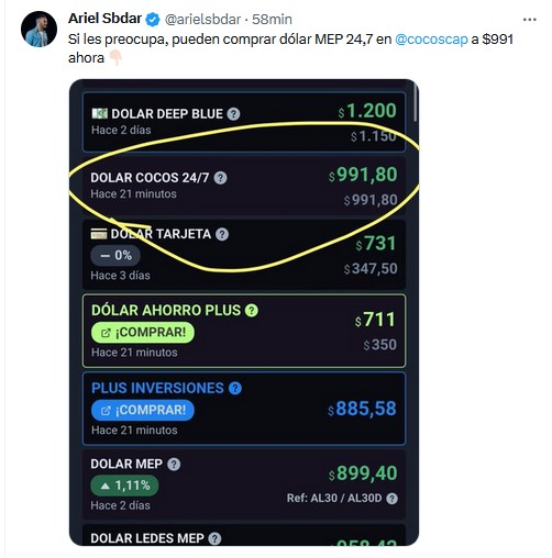 Cuál el precio del nuevo dólar MEP 