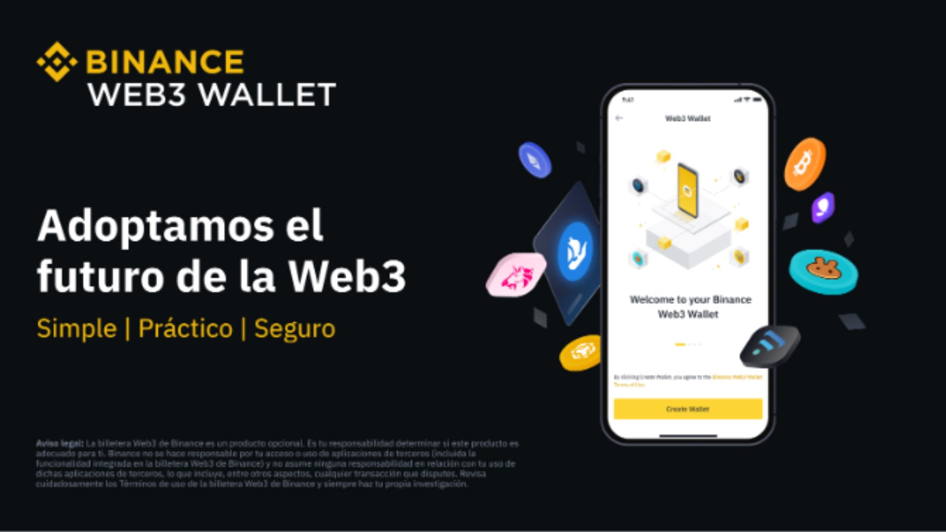 Binance lanza la billetera web3
