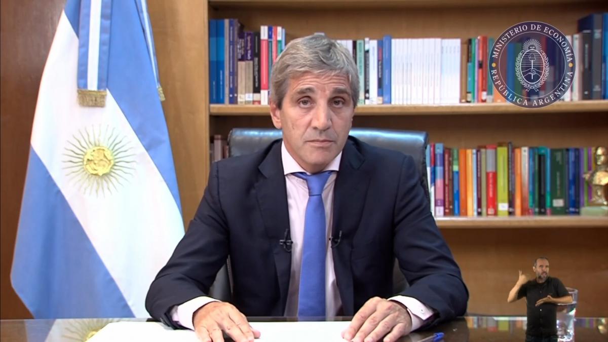 Según anunció Luis Caputo