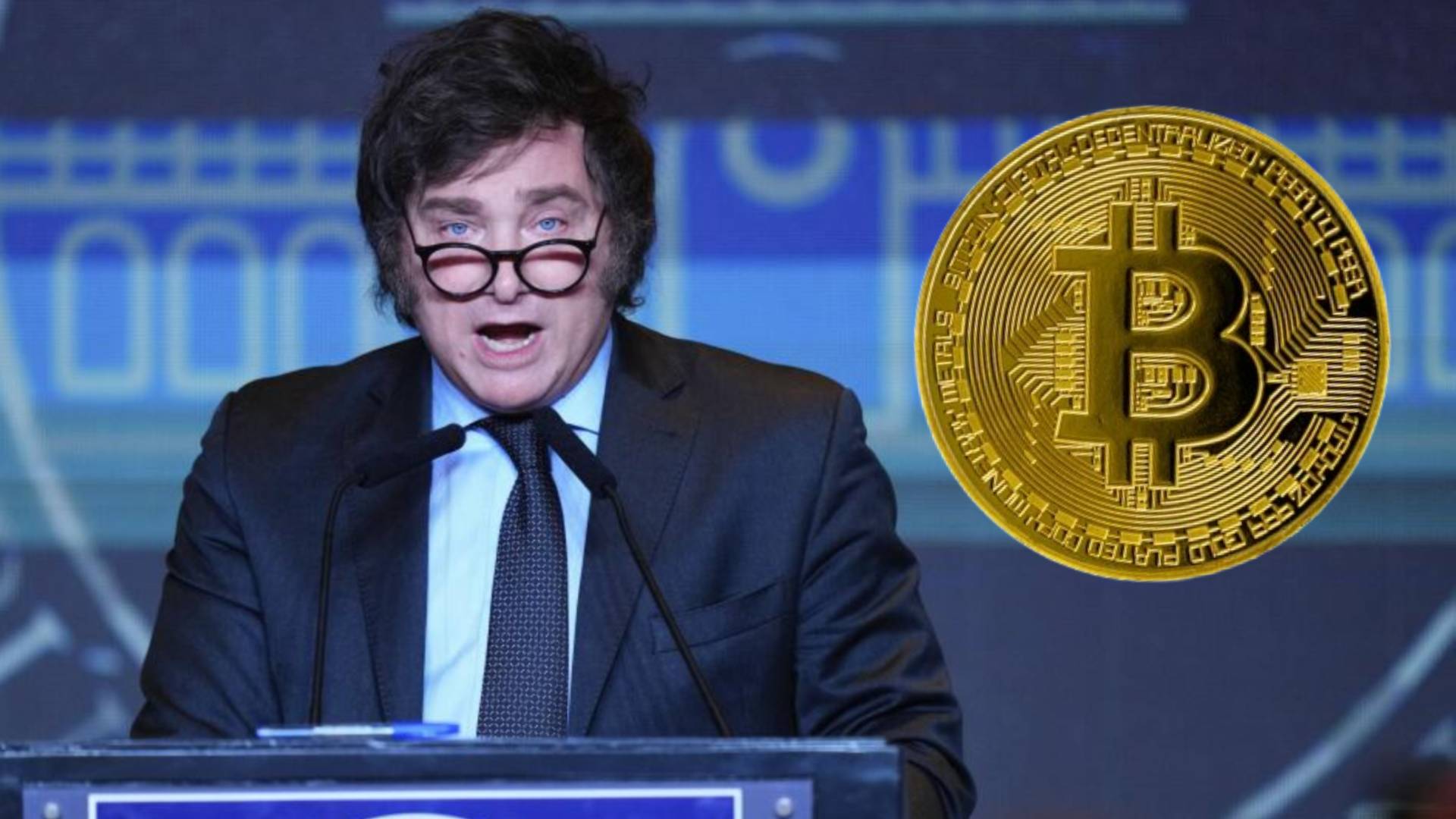 Milei anticipó que la libre competencia de monedas desde 2025, ¿con Bitcoin de referencia?