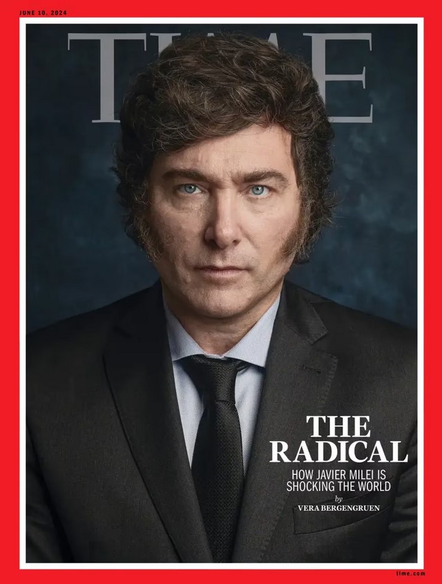 Javier Milei, tapa de Time