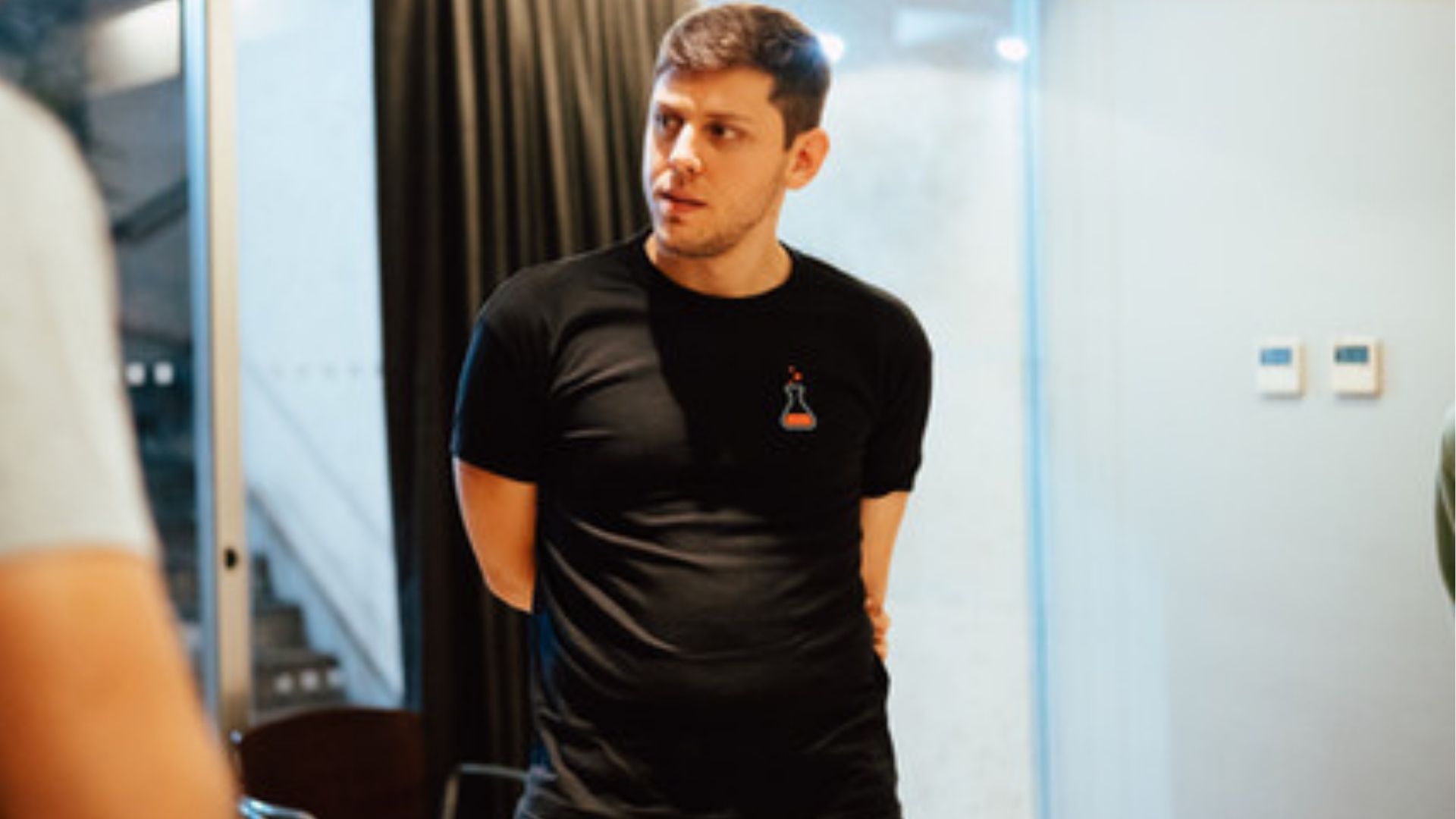 Damián Sánchez, en una capacitación de Novolabs