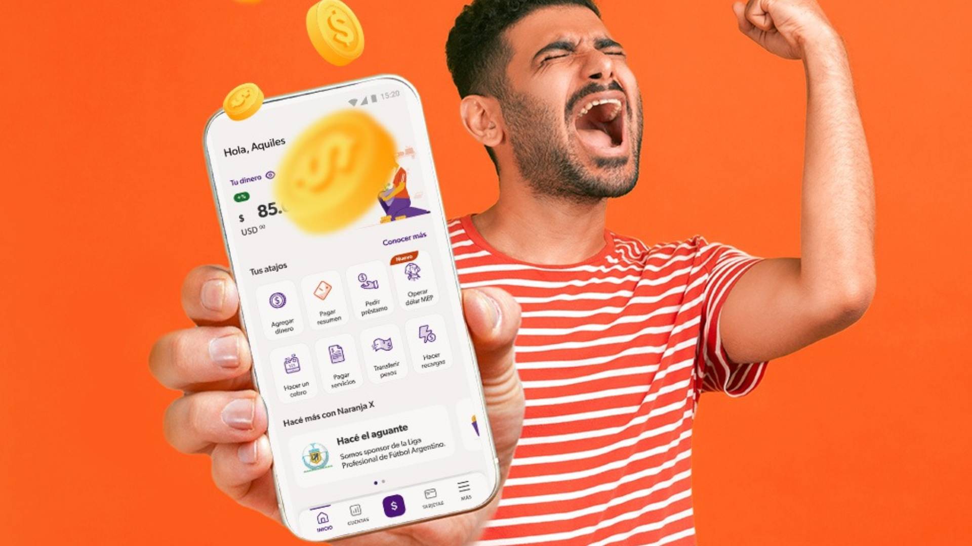 Naranja X actualizó el tope de remuneración en su cuenta remunerada y ahora es de $600.000