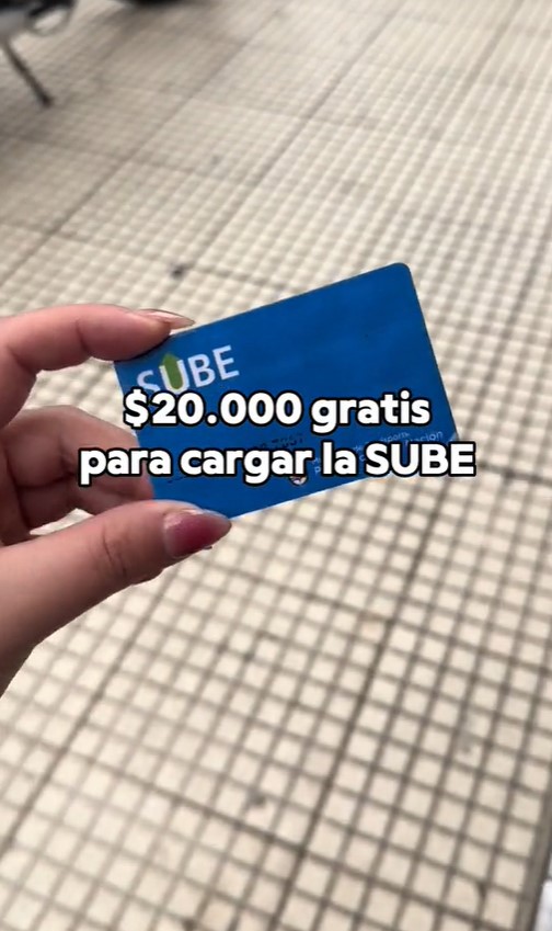 La usuaria @jefadelahorro detalló cómo usar una billetera digital para sumar saldo en la SUBE sin costo