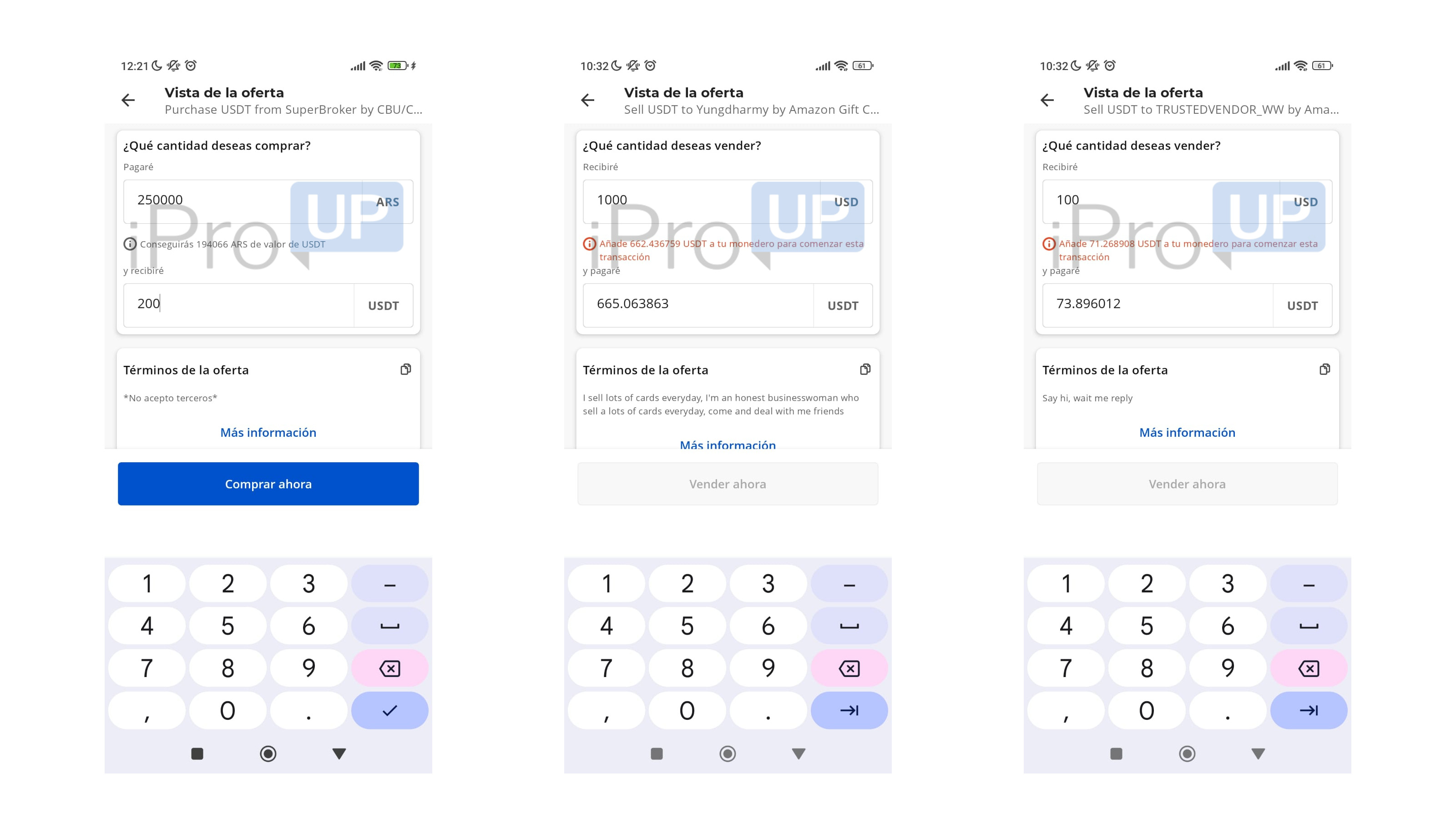 En Paxful se puede comprar USDT a $1.250 y canjearlo por dólares en Amazon a precios hasta 45% menor
