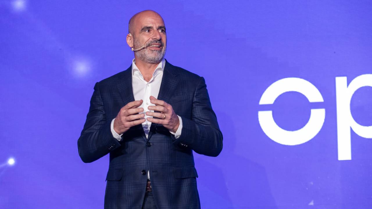 Roberto Nobile, CEO de Telecom Argentina, en la presentación del nuevo negocio digital Openxpand